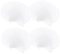 Zerodeko 50pcs Case Dvd Storage Case White Boxes Storage Holder Cases Case for Organizing Protecting