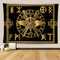 Generisch Wandteppich Wandtuch 70x100 cm Wikinger-Bilderdrucke Wand Deko Home Decoration Wandhängend Weiches Polyester Für Schlafzimmer Wohnzimmer Schlafsaal