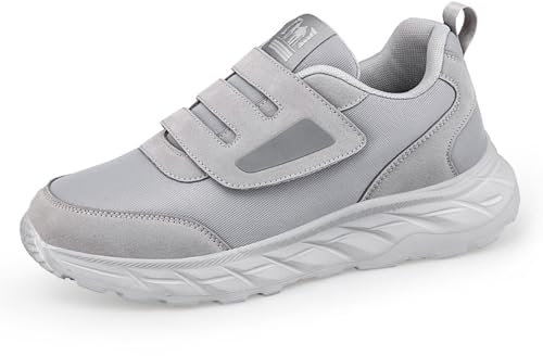 ZVJV Diabetiker Orthopädische Schuhe Herren Damen Freizeitschuhe Mesh Sportschuhe Slip On Sneakers Extra Weit Turnschuhe Wanderschuhe Bequeme Schuhe