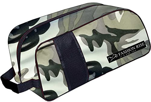 Wasserdichte Sportstiefel/Schuhe/Reisetasche für Fußball, Cricket, Rugby, Golf, Kulturbeutel für Herren/Damen, camo grey, Schuhbeutel