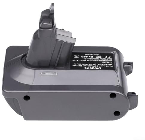 21 6V 6000mAh Adaptateur de batterie de rechange pour Dyson V6 V8 Animal modèles compatibles avec DC58 DC59 DC62 et plus (V6)