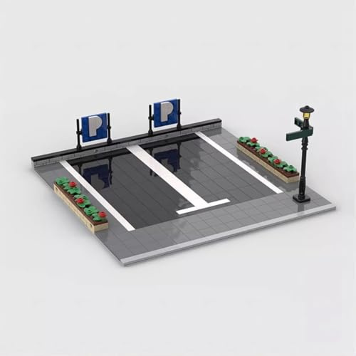 Yozelux Garagenpark Bausteine Bausatz für Speed Champions, 277 Teile DIY Garage Bausteine Auto Parkhaus, Parkgarage Bauklötze Kit für Super Run Racing, Kompatibel mit Große Marke