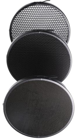 LRXIYODE Diffusore Lampada con Griglia Nido d Ape per Flash Fotografico Angoli Luce Direzionale Professionale per Studio Montaggio Rapido e Compatibile con Flash