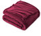 FARFALLAROSSA Kuscheldecke Flauschig 210 x 240 cm - XXL Fleecedecke Sofa Decken Couchdecke - Oeko-TEX - Super Weiche Fleecedecke als Sofaüberwurf - Wohndecke Bordeaux