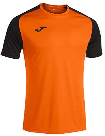 Joma Men's Short Sleeve T-Shirt - 7XS - 2XL - Academy IV Orange Black