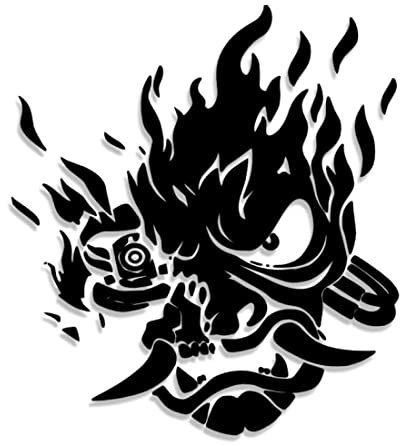 Decus Shop Samurai Cyberpunk 3231 // Sticker Aufkleber vers. Größe Farbe