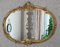 artissimo Wandspiegel Barock Oval Antik Gold 52x42 Badspiegel Vintage Retro Spiegel Prunk Vintage Spiegel