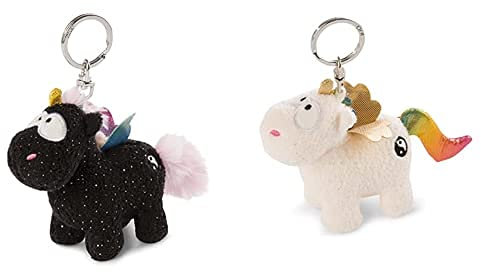 NICI Schlüsselanhänger-Set Einhorn Yin & Einhorn Yang