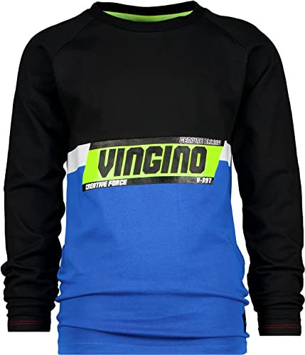 Vingino Boy's Jevon T-Shirt, Backpack Blue, 98