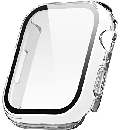 elago Clear Shield Custodia Compatibile con Apple Watch 9/8/7 Cover, Compatibile con 41mm, Protezione Completa, Accesso Completo allo Schermo, Ricarica Diretta, Scudo Trasparente (Trasparente)