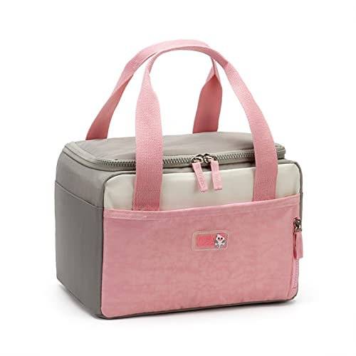 FAMoUsGoods Tragbare Lunchtasche Damen Große Kapazität Multi-Bag isolierte Lunchbox Tragetasche Kühlbeutel Isolierte Lebensmittel Aufbewahrungstasche Mittagessen Tragetaschen (Color : 1)