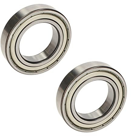 Movilideas 2 Kugellager 607-ZZ 7x19x6mm Dichtungen aus Stahl Doppelt / Chromstahl Rillenkugellager