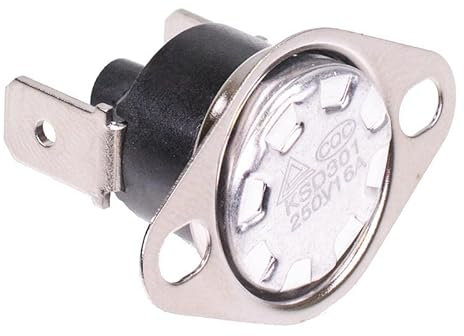 60°C Normally Closed Manual Reset Thermostat Thermal Temperature Switch NC