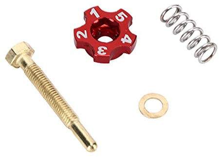 Idle Screw Keihin, Leerlaufdrehzahl-Einstellschraube 21-34 Mm Motorrad-Vergaser-Luft-Kraftstoff-Gemisch Leerlaufdrehzahl-Einstellschraube Ersatz für Keihin PWK