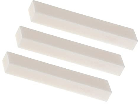 Karlak 5PCS Guitar Blank Bone Nuts,3PCS Guitar Blank Bone Nuts For Electric Bass Guitar Mandolin Banjo Ukulele 52x6x10mm Portable