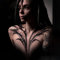 Tatouages floraux temporaires adultes pour femmes Tatouage temporaire réaliste Faux tatouage Fleurs (Autocollant de tatouages temporaires 25)