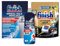 Finish Ultimate Plus Infinity Shine Spülmaschinentabs, 73 Caps für makellosen Glanz + 1,2 kg Spezial-Salz + 800 ml Glanz & Klarspüler