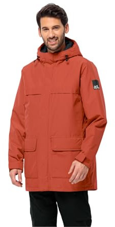 Jack Wolfskin Herren Winterlager M Parka, Intense Rust, M EU
