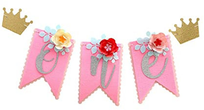 ibasenice Banner Per Seggiolone Con Scritta latte Art Per Baby Shower Decorazioni Per Compleanno Per Bambine