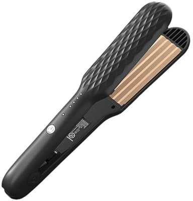 ZOYDP Plancha Pelo Ondas, Planchas Del Pelo Ondas, 4 Temperaturas De 170° a 230° Plancha De Ondas Para El Pelo Para dar Volumen a tu Cabello Brillante, Flexible