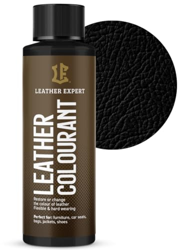 Sehr Deckend Wasserbasierte Lederfarbe – Leather Paint für Natur- und Öko-Leder, Ohne Alkohol, Für Alle Lederaccessoires – Reißt oder Blättert Nicht Ab – Viele Farben zur Auswahl