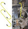 deemars Ganci per Pinze Freno, Ganci per Pinze dei Freni con Punte in Gomma, Strumenti Automobilistici Universali Durevoli e Antiruggine per Lavori di Frenatura e Sospensioni (Giallo, 2PCS)
