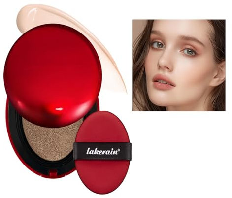 Feuchtigkeitsspendende Air Cushion Foundation, Cushion Foundation, Make up Basics Cream, Air Cushion CC Cream, Aufhellende Concealer, Langanhaltender, leichter, halbmatter (1# 17C Porcelain, 18g)
