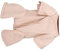 Puppenkörper-Set aus Stoffstoff, Weiches Material die Puppenherstellung mit 3/4 Armen und 3/4 Beinen, mit Kabelbindern, Wiedergeborene Puppen (22 Zoll)