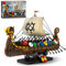 Piratenschiff Bausteine Bausatz, Wikinger Langschiff Klemmbausteine, Mittelalterlich Nordische Mythen Piratenschiff Set, Geschenk für Erwachsene & Jungen Mädchen die Piratenabenteuer lieben, 2547 PCS