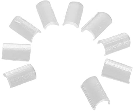 BELLIFFY 100pcs Keratin Glue Pellets for Hair Extensions Keratin Beads Hot Melt Adhesive Nail Shape Glue for Hold