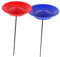 UPKOCH 2 StüCk Jonglierplatten Set Mit StäBen Bunte Drehplatten FüR ZirkusauffüHrungen Einfache Handhabung FüR Kinder Und Erwachsene Multifunktionale JongliergeräTe FüR Partys