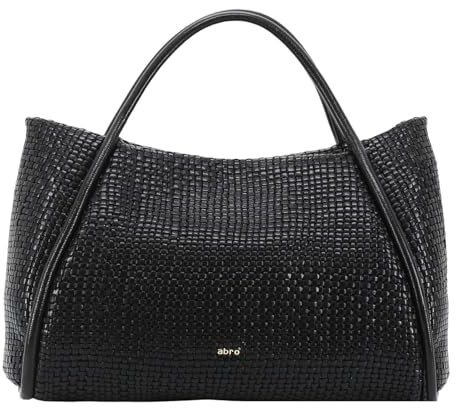 Abro Leather Mini Eleonor Shopper Willow M Black/Gold