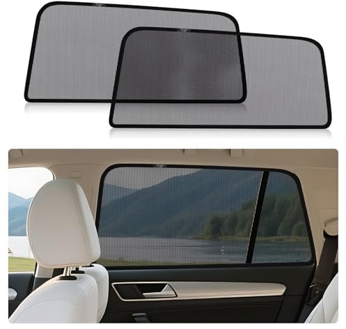 ZATOOTO Auto Sonnenschutz Seitenscheibe des VW Golf 7 Variant, Schützt vor Sonneneinstrahlung und UV-Strahlen, Magnetisch Befestigbar und Faltbar