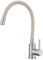 VBChome Rubinetto da cucina con doccetta flessibile in silicone beige – Rubinetto flessibile con miscelatore monocomando per lavello – Miscelatore per cucina moderno e facile da montare Dettaglio
