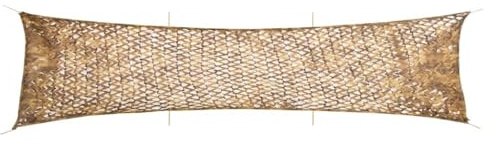 vidaXL Tarnnetz mit Aufbewahrungstasche 613x138 cm Sandfarbe