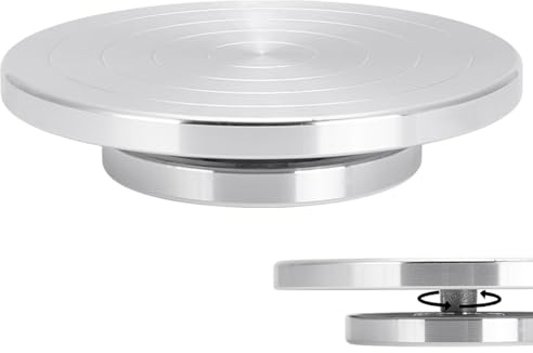 UNICRAFTALE 17.8cm Keramik Drehscheibe Mit Kugellagern Aluminiumlegierung Töpferrad Drehbarer Modellierständer Für Tonmodellierung Und Dekorationszubehör