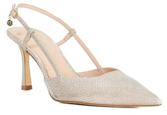 Dune London Ladies COMPOSURE Pointed Mid Heel Slingback Heels Size UK 8 Heeled Sandals