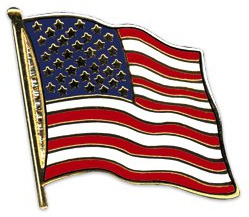 USA Flaggen Pin - Anstecker USA Fahne