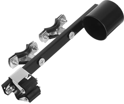 SOPOTUTU Stockhalter für Gehstöcke und Krücken Universelle Halterung aus Robustem Material für Elektromobile Rollstühle und Rollatoren Kompakt und Einfach Montierbar für Mobilitätshilfen