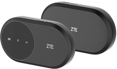 ZTE U10E - Modem 4G LTE (Cat. 4), Wi-Fi Hotspot portatile, Slot x NanoSIM, USB-C, LED per Batteria e Segnale, Wi-Fi 802.11 b/g/n 2.4 GHz (300Mbps), WPS, Fino a 16 Dispositivi contemporaneamente