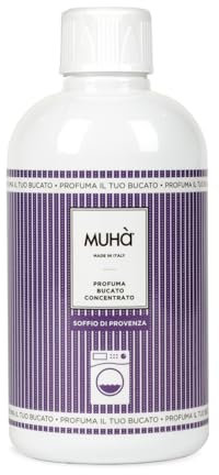 Profuma bucato di Muhà da 400ml. Profuma bucato Realizzato in plastica, Dimensioni: phi 72 h 170. Oggetto di Colore Viola e fragranza: Soffio di provenza. La referenza è bu26