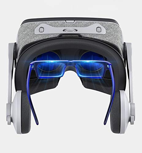 MU Tausend Magische Spiegel 9 Generation Vr Brille Handy Gewidmet 4D Virtuelle Realität Ar Auge 3D-Helm Eine Maschine 3D-Spieltheater Smart Vr Brille Universal,Grau,Einheitsgröße