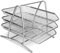 BigTree Mesh Letter Tray 3 Tier Desk Letter Filing Trays Holder A4 Document Paper Wire Mesh Storage Organiser