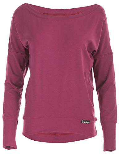WINSHAPE Damen Freizeit Sport Dance Fitness Ws2 Longsleeve, Berry-love, M EU