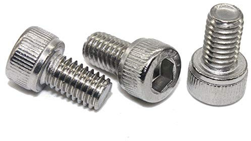 Zylinderschrauben mit Innensechskant - M4x12 - (100 Stück) - DIN 912 (ISO 4762) Zylinderkopfschrauben Edelstahl A2 V2A