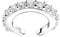 Laimons - Earrings Single Ear Cuff Clamp 15 mm with Zirconia Jewellery Made of Sterling Silver 925, Silver, Cubic Zirconia