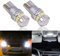 Eseastar T10 W5W 501 LED Bulbs 6000K White 194 168 161 12961 175 239 2825 12V-24V with Projector For Car Sidelight Backup Interior Dome Number Plate Light, 2 Pack
