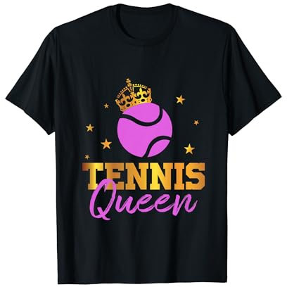Tennis Queen Tennisspielerin Sportlerin Geschenk Damen T-Shirt