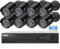 Maisi 8CH 3K DVR Recorder CCTV Security Camera System with 1TB Hard Drive, 8x 5MP Outdoor Bullet Cameras, IP66 Waterproof, Night Vision, APP Push and Email Alert, 24/7 Continuous/Motion Recording