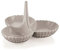 Guzzini - Tiffany, Antipastiera - Grigio Tortora, 25x23,5xh15,5 cm - 199200158